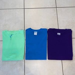 T-shirt Bundle 3 Solid Colors